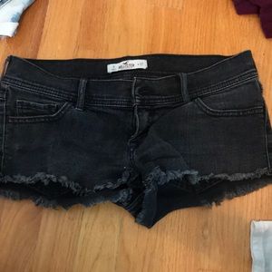 Hollister black short shorts